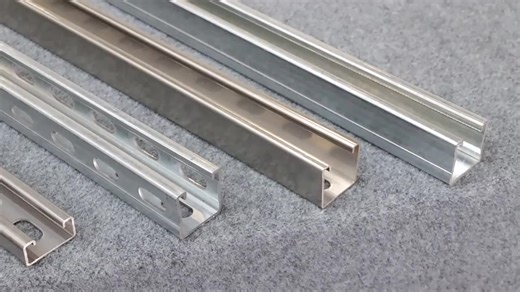 C-Channel Small Stainless Steel Metal Slotted Seismic C Type Purlin C-Channel for Suspended Ceiling