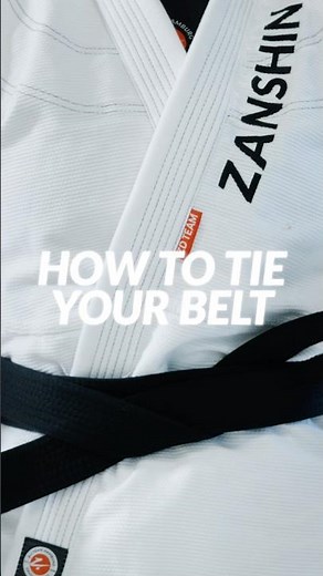 BJJ Gürtel richtig binden 🥋 Emilia zeigt es euch 🔥🙏🏻