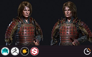 次世代游戏角色“赤鸦”全流程案例教程