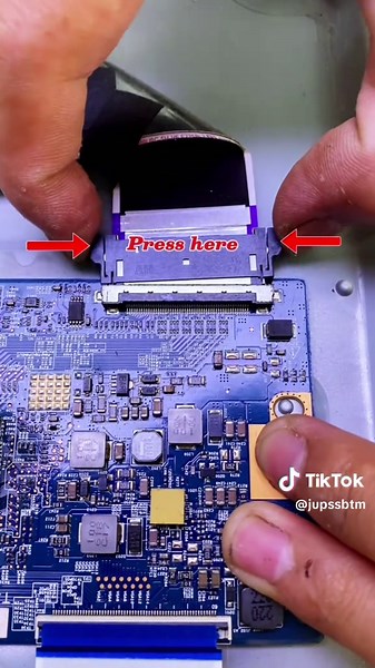 How to Properly Remove the Sony TV LVDS Connection