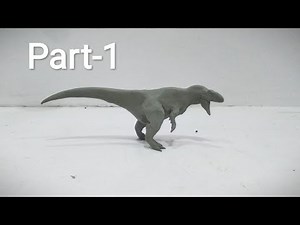 How to make a clay Tyranotitan || Part-1 || Dinosaur clay