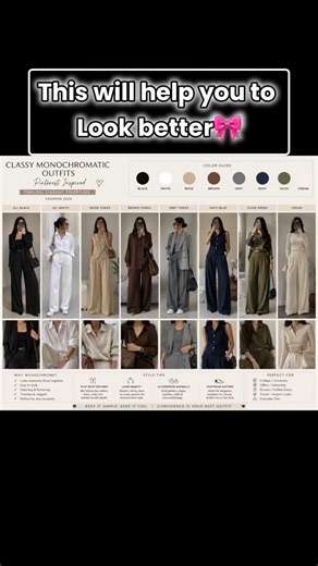 One color, endless elegance Monochromatic outfits are the secret to looking classy, confident