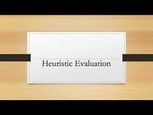 Heuristic Evaluation