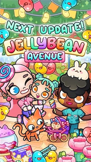 🍭Jellybean Avenue and the CANDY SHOP are coming to you in the NEXT #avatarworld UPDATE! 📣📣 #pazu
