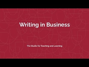 Introduction to Business Writing
