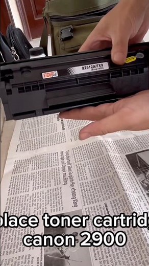 How to replace toner cartridge canon 2900 #canonprinter #toner #canon2900printeravailable