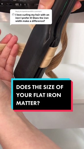 Does the Size of Your Flat Iron Matter? | Hair Tutorial