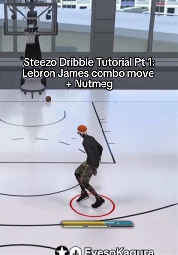First steezo dribble tutorial with handcam (handcam might be slightly delayed) #fyp #nba2k26 #steezothegod #dribbletutorial #handcam