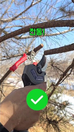 오성 충전 전동 전지가위. 수동전지가위? 무선 전동전지가위!