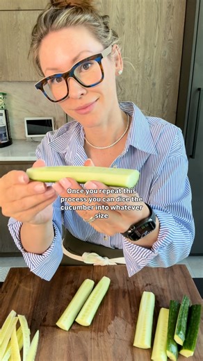 How to core a cucumber without a spoon 🥒✨ Save this tutorial for later, trust me 🔥 #CucumberHack #KitchenHacks #CookingTips #FoodHacks #KitchenTips #SaveForLater #HealthyishFoods #ViralRecipes | Healthyish Foods