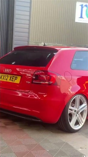 Slammed Audi rolling in to get some tints done 👌🏼🤘🏼 #youtubeshorts #car #automobile #instagram