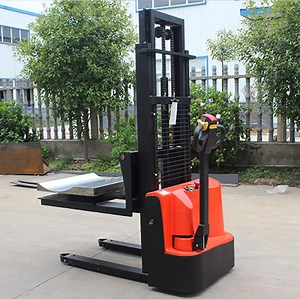 [Hot Item] New Style Electric Stacker Truck All-Electric Forklift Truck Standing Type Pallet Stacker