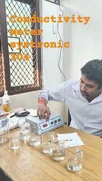 systronics conductivity meter 304 calibration|| Conductivity of KCl solutions