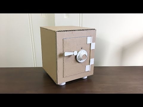 ダンボール製ダイヤル式金庫の作り方 | How To Make Cardboard Safe