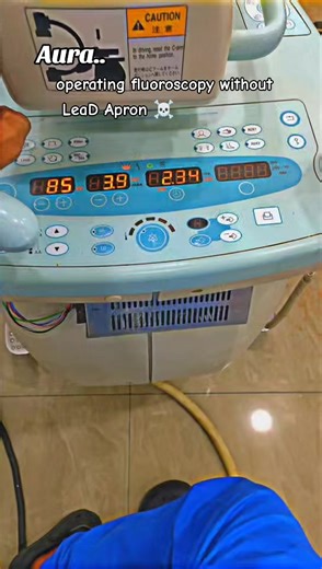 just kidding please read caption.👇🏻 Fluoroscopy Fluoroscopy is a medical imaging technique that uses continuous X-rays to create real-time moving images of internal organs, bones, and instruments during diagnostic or surgical procedures. It allows doctors to see live motion inside the body. Other Names: *Real-time X-ray imaging *Dynamic X-ray *C-arm imaging (in OT settings) *Live X-ray guidance Uses: *Guiding orthopedic procedures (K-wires, interlocking nails, DHS, hemiarthroplasty) *Placement