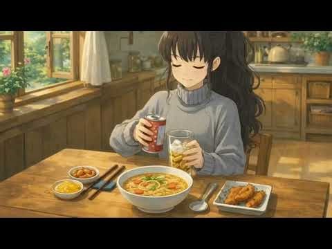Spicy Chicken Noodle Soup 🍗🍜 | Ghibli ASMR & Cozy Cooking 🌿 | شوربة دجاج حارة