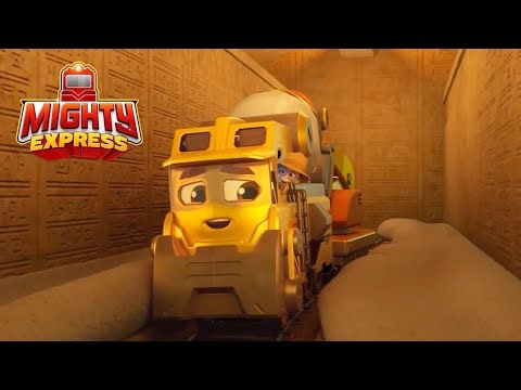 Build-It-Brock Finds the Treasure AND MORE | Mighty Express Compilation | Cartoons for Kids