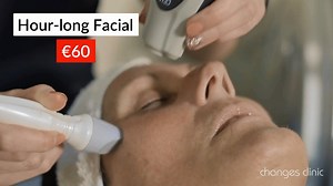 1.8K views · 17 reactions | Hour-long RF anti-ageing facial for ONLY €60. Soften fine lines and wrinkles. Buy multiple vouchers and use anytime! Shop online;->www.changesclinic.ie/product/full-rf-facial-massage/ Available in Dublin 24 & Dublin 8 locations. Call 014522050 | Changes Clinic | Facebook