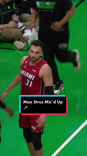 Max Strus brings the #Heat in Boston! 🔥🎤 #NBA #MiamiHeat #Miami #MaxStrus #MicdUp #NBAPlayoffs