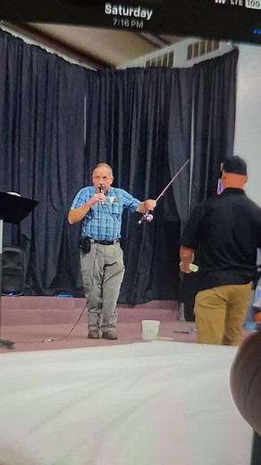 1.9K views · 74 reactions | Daddy in His Element at the Fishing Banquet Using His Auctioneer Skills Over the Weekend | Julia T. Braswell | Facebook
