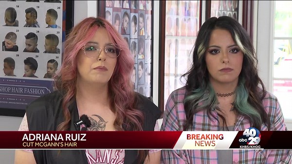 Andrew McGann's stylist was giving him a haircut when he was arrested