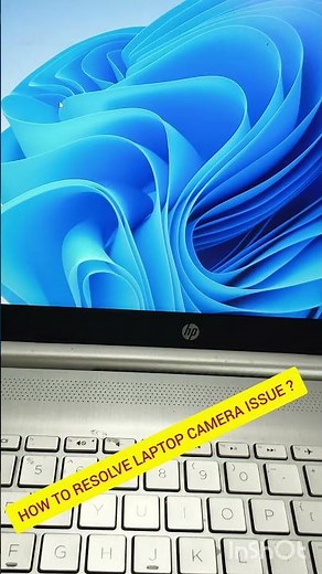 Laptop camera fix in under sixty seconds for any model | How to fix Laptop camera #shorts,#windows