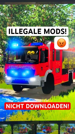 🚒DO NOT DOWNLOAD - ILLEGAL MODS! #farmingsimulator #firefighters #mods