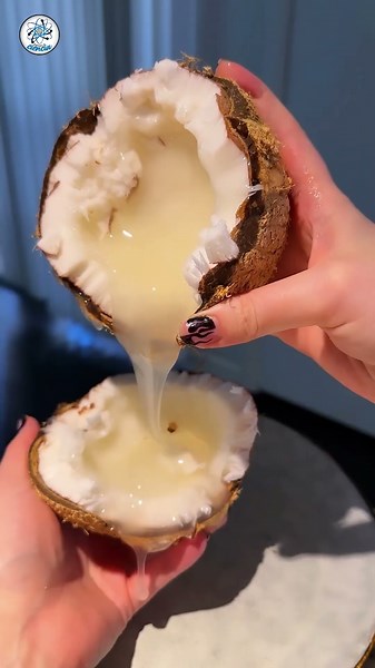 The macapuno, the coconut with soft and creamy pulp