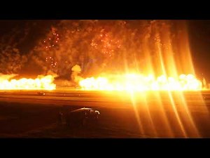 Plane flies through fireworks and drone show at EAA AirVenture 2024