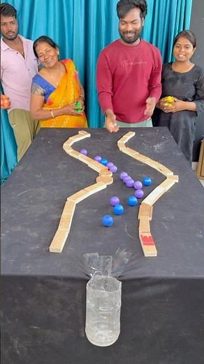 Roll a ball game family challenge part 20 #shorts #familygames