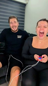 Making Dad scream with a labour simulator 🤣🫃 PLEASE VOTE: https://bit.ly/voteladbaby #labour #reaction #pregnancy | LadBaby