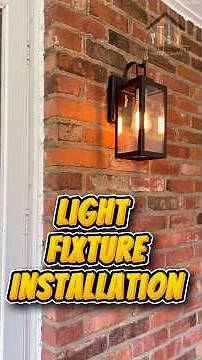 How to install outdoor light fixtures #handyman #homerepair #houseimprovement #fixit #pittsburgh