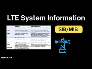 LTE System Information ( SIB , MIB )