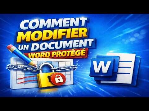 Comment Modifier Un Document Word Protégé 🔒📄