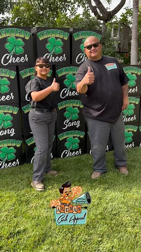 At Arenas Curb Appeal, we take pride in our ability to design, construct, and paint cheer boxes. Whether you’re looking for a single box or need an entire team’s worth, we are the perfect choice for you. #arenascurbappeal #cheerleading #cheerbox #curbappeal #curbpainting #curbpaintingservice #highschoolcheer #california #customart #spraypaint #rustoleum @rustoleum @khscheerandsong | Arenas Curb Appeal