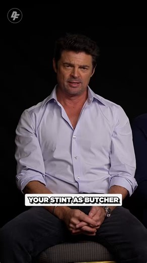 Karl Urban says ‘THE BOYS’ Season 5 explores a dual heroic & evil side to Butcher.“We really get to see a dual character in regard to when Butcher flicks that switch, he becomes very cold & terminator-like.”