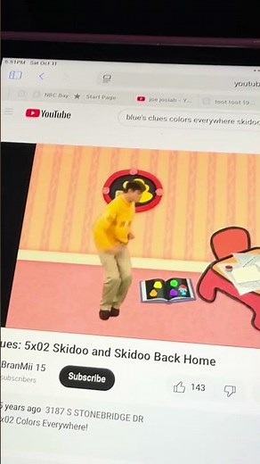 Blue’s Clues Colors Everywhere Skidoo We Can Too