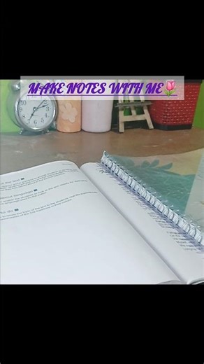 Make notes with me 🌷How to make notes 📝 #study #pbc #minivlog