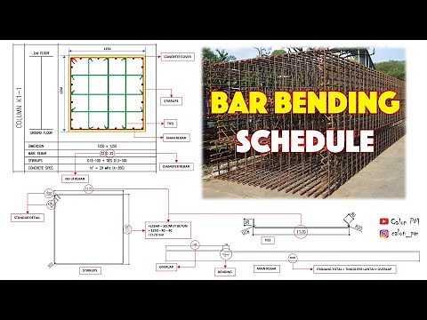 MUST KNOW!!! HOW TO MAKE A BAR BENDING SCHEDULE (BBS) COLUMN