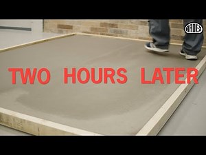 Level uneven floors with ARDEX K 40 HB - Walk on after 2 hours at any thickness