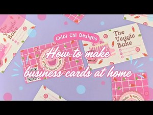 How to Make Your Own Business Cards at Home