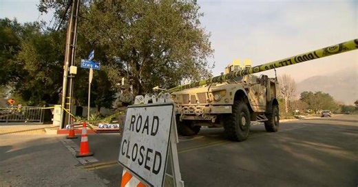 Looting fears amid Los Angeles area wildfires