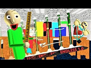 BALDI MAKES YOU PLAY AN ENDLESS NUMBER OF NOTEBOOKS!! | Baldi's Basics MOD: Baldi's Endless