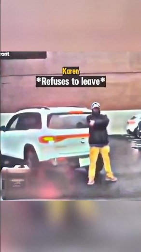 Karen Blocking Drivers Way Gets Instant Karma