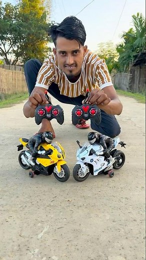 POLICE BIKE VS RC BMW BIKE TESTING VIDEO