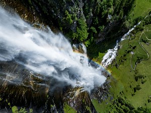 FPV Drone VS Normal Drone - Chasing Waterfalls with Avata 2 & Mavic 3 Pro / HLG HDR by Christoph Oberschneider