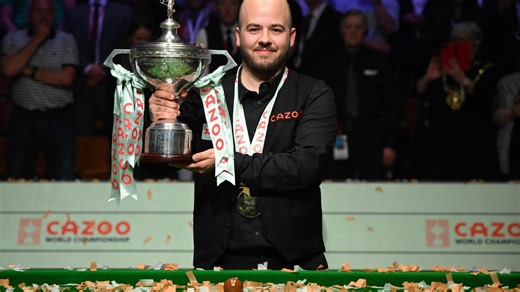 World snooker champion Brecel has 'hardly seen' trophy since winning it