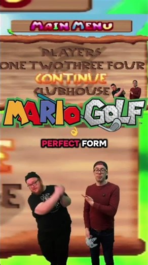 ON THE GREEN ⛳️🛋️ | Mario Golf 64