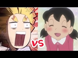 善逸VSしずかちゃん【鬼滅の刃】【ドラえもん】