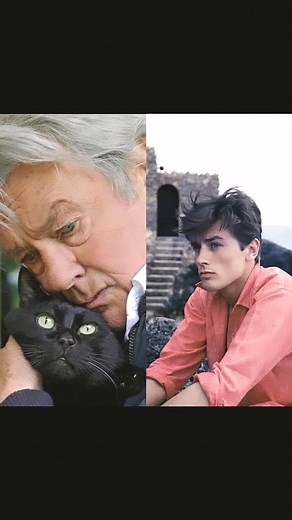 Alain Delon with his furbabies #followers @highlight | Nymfa Aseron Ramos